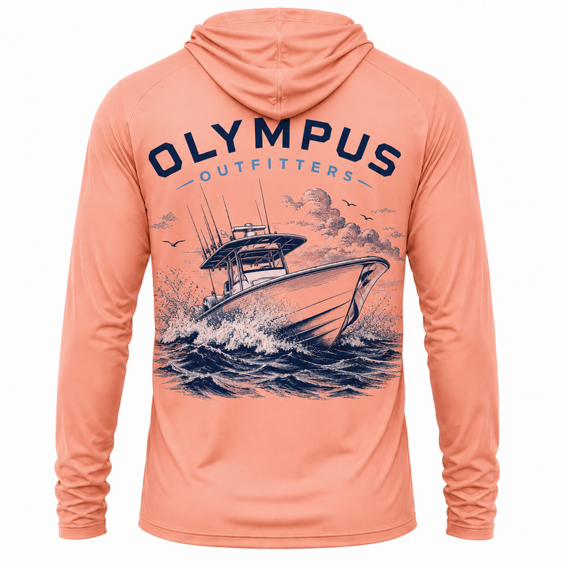 Boat Back Hooded Fishing Shirt