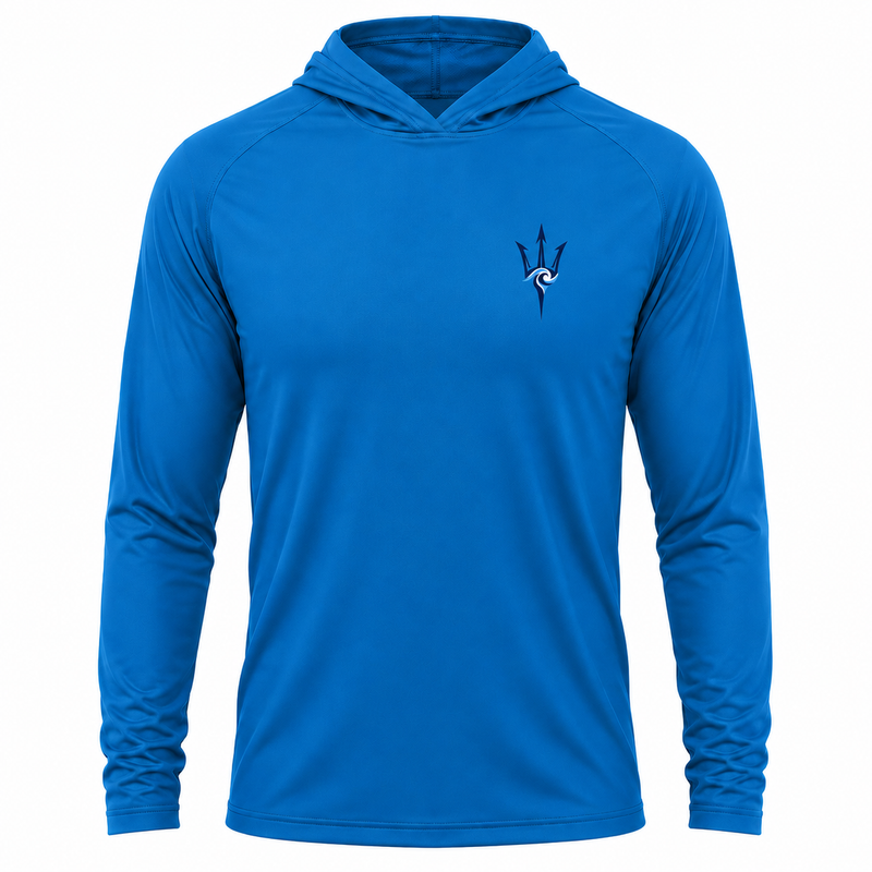 Boat and Fish Hooded Fishing Shirt